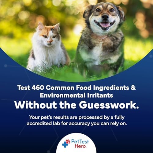 Better Life Science Pet Food & Environmental Sensitivity Hair Sample Testing Kit – Over 460 Items Tested – at-Home Non-Invasive Collection for Dogs & Cats – Informational Report for Pet Owners