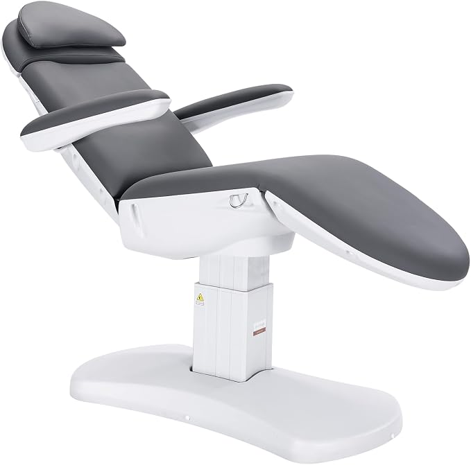 DERMALOGIC Massimo Electric Spa Treatment Table 4 Motors Massage Bed, Spa Resort Salon Tattoo Equipment, Dark Grey