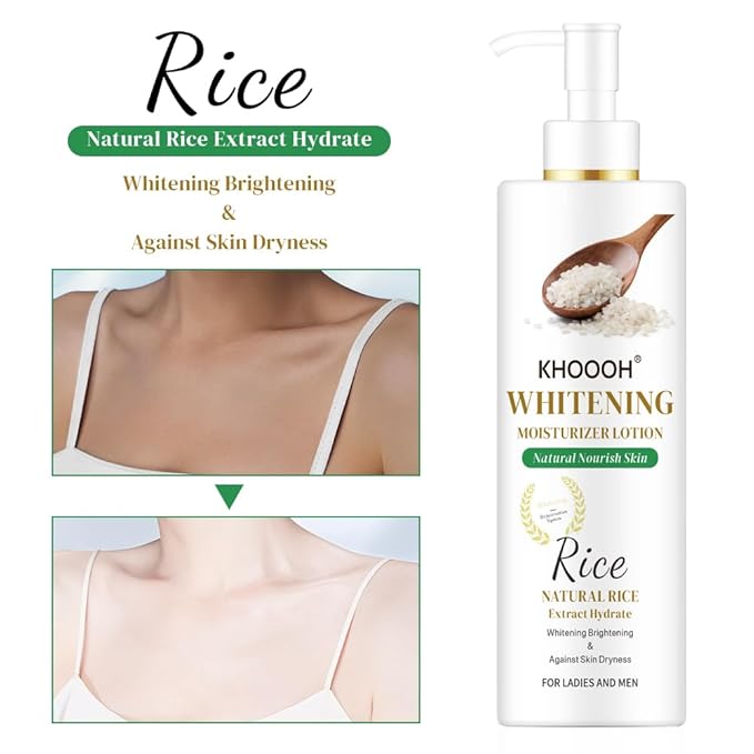 Moisturizer Skincare Dry Skin Body Lotion Intense Healing Body Lotion for Very Dry (Rice)
