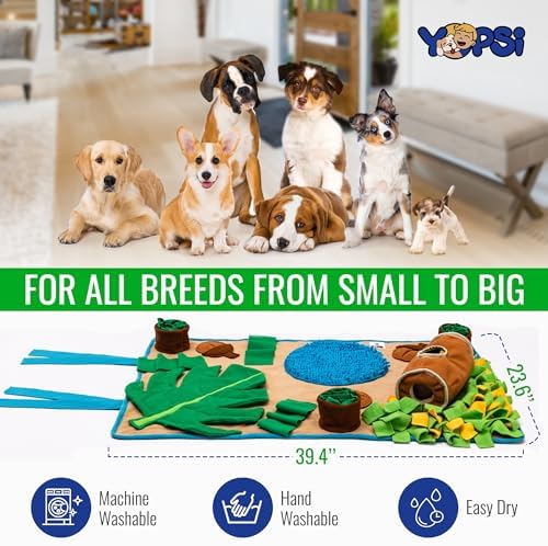 Snuffle Mat for Dogs Large Breed 39.4''x23.6''- Interactive Dog Toys for Boredom - Sniff mat - Mental Stimulation - Enrichment Toys