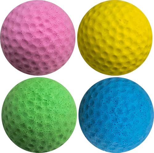Cat Foam Ball Cat Sponge Ball Toy Soccer Toy (4Pack)