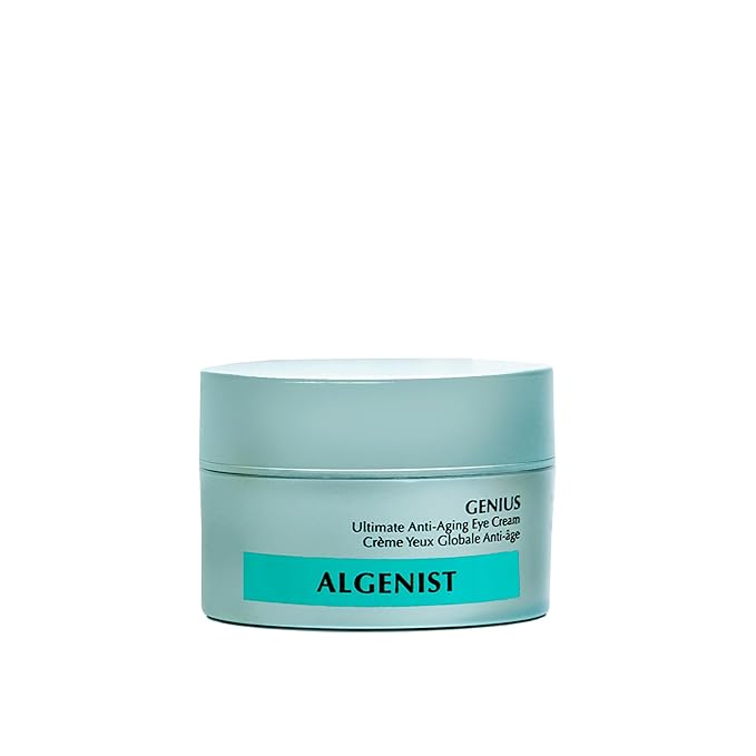 Algenist GENIUS Ultimate Anti-Aging Eye Cream - Firming Under Eye Cream with Collagen + Microalgae Oil - Helps to Visibly Plump, Smooth and Restore Radiance To Delicate Eye Area (0.5 oz)