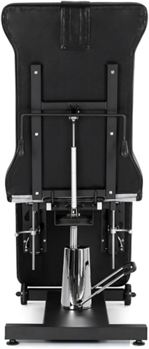 TATARTIST Hydraulic Tattoo Chair Client Facial Bed Massage Table 360° Swivel Tattoo Bed Chair Adjustable Professional Salon Spa Beauty Tattoo Equipment (Black)