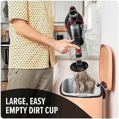 Dirt Devil Multi-Surface+ Upright Bagless Vacuum Cleaner | Ideal for Carpet and Hard Floor, Powerful, Lightweight, Corded Vacuum Cleaners for Home Use
