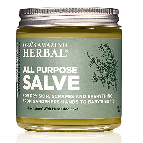 Ora's Amazing Herbal Natural Skin Care Gift Set, Intensive Moisturizers Intensive Dry Skin Care, All Purpose Herbal Salve 4 oz, Citrus Grove Ultra Healing Body Butter, 2 oz