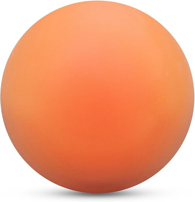 Massage Ball Lacrosse Ball for Myofascial Release, Massage Deep Tissue for Back, Neck, Foot Trigger Point Therapy, Full Body Muscle Knots, Relieving Muscle Pain (Orange)