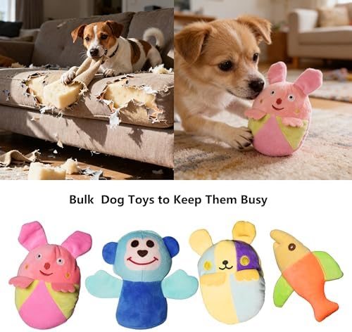 32 Pack Small Dog Toys Bulk, Value Squeaky Puppy Toys
