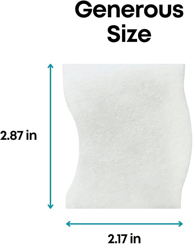 1/2 Seeruse Cotton Pads - Premium Korean Facial Cotton Pads for Makeup Removal and Skincare, Lint-Free, Soft and Thin, Toner Mask, Hypoallergenic, 80 Count
