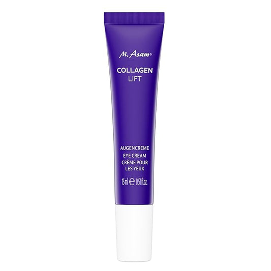 M. Asam COLLAGEN LIFT Eye Cream (15ml) – Anti Aging Skincare for Wrinkles and Fine Lines, Vegan Under Eye Cream for Mature Skin, Caffeine Treatment for Firmness and Hydration, Skincare Essential