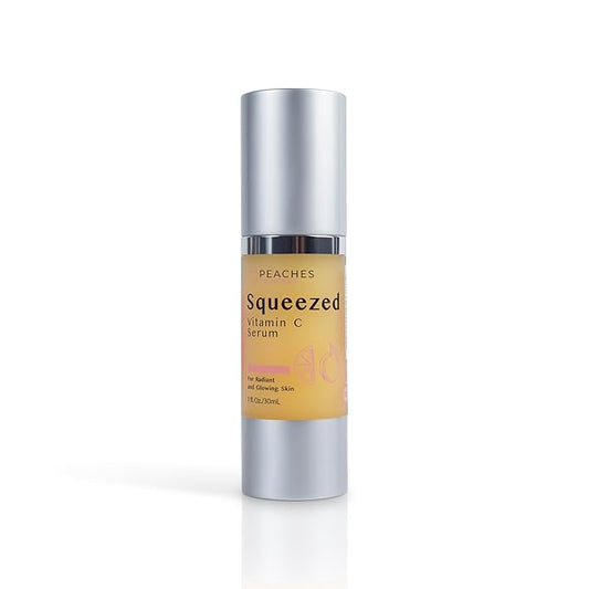 Brightening Serum with Vitamin C – Age-Defying Formula with Real Gold and Kakadu Plum for Radiant, Elastic Skin – Vegan Skincare for All Skin Types – Squeezed Vitamin C Serum (1 fl. oz)