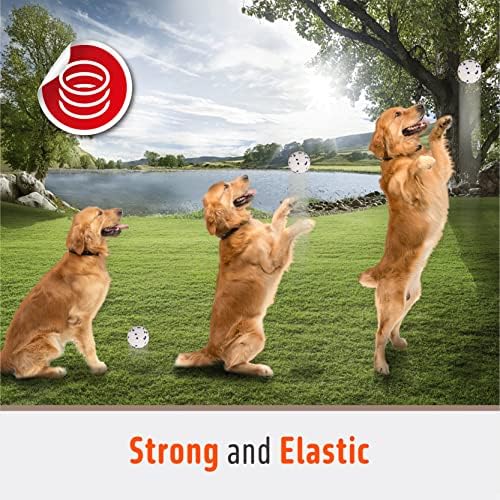 FOFOS Dog Balls Tennis Balls Dog Chew Toys for Aggressive Chewers ETPU 4Pcs