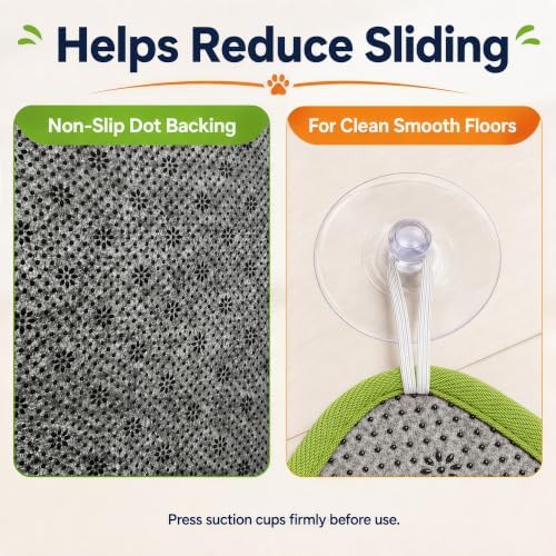 Snuffle Mat for Dogs – Extra Large 32'' x 20'', Washable Slow Feeder Dog Toy, Durable Interactive Dog Puzzle for Mental Stimulation & Nosework Training, with Anti-Slip Suction Cups