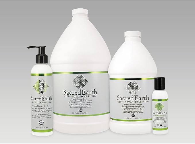 Organic Massage Oil Blend (5 Gallons) - Unscented, Nut Oil Free, Gluten Free and USDA Certified Organic