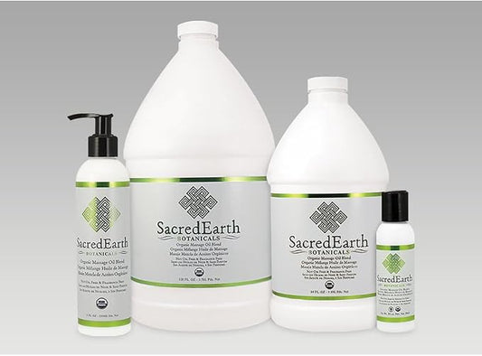 Sacred Earth Organic Massage Oil - half gallon by Sacred Earth Botanicals