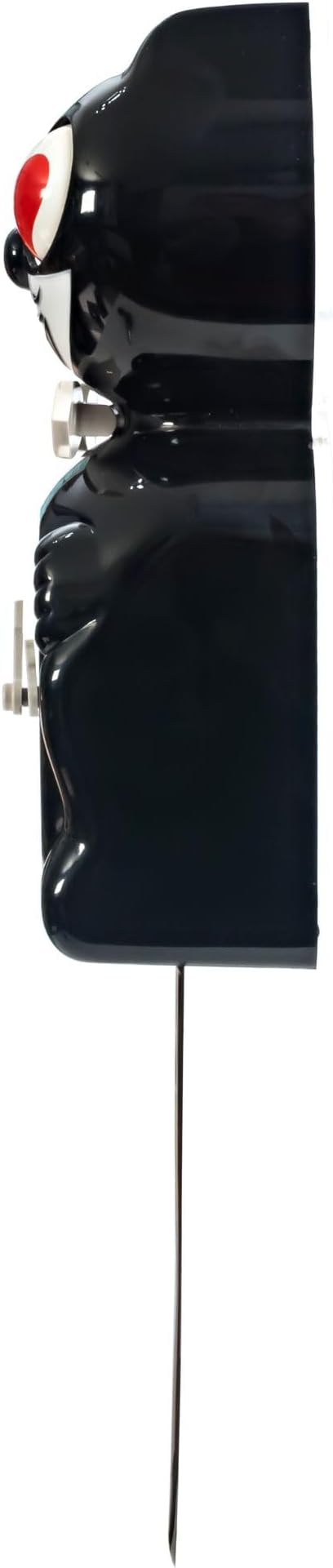KIT CAT Klock Classic Black with Heart Eyes - Iconic Cat Clock with Moving Heart Eyes and Tail, Battery Operated Wall Clock, Made in USA, Perfect for Home Decor, Mid-Century Modern Clock, Unique Gift