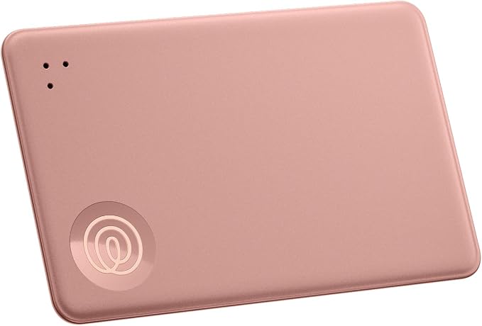 Life360 Tile Slim - Wallet Finder, Bluetooth Tracker and Item Locator for Luggage Tags, Passports and More. Both iOS and Android Compatible. Phone Finder. 1-Pack (Blush)
