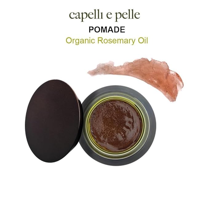 POMADE, With Rosemary Oil -Medium Hold & Shine - Hair Pomade for Black Men & Women to define Waves, Dreadlocks & Braids - Rosemary Oil with Fragrance -Hair Growth & Scalp Care- 200ml