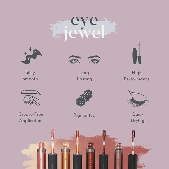 dome BEAUTY Eye Jewels (Platinum) (24K Gold, 0.15 fl oz)