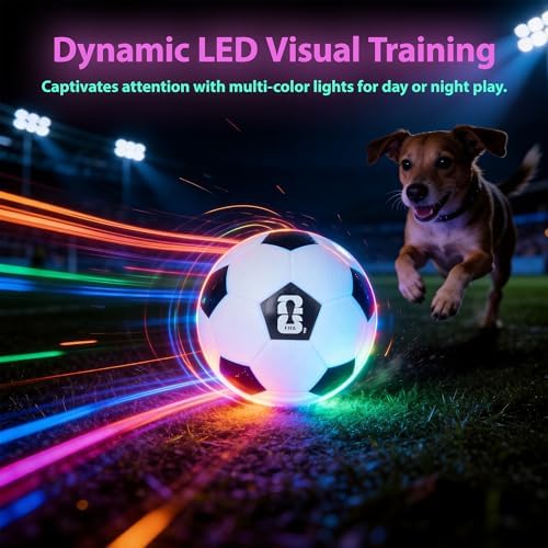 Official FIFA World Cup - Interactive Dog Toys, Smart Dog Ball, Automatic Moving and Rolling Ball Toys for Small Medium Large Dogs, Motion-Activated and USB Rechargeable