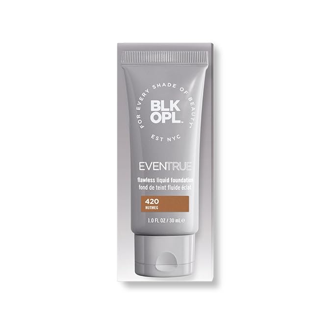 BLK/OPL Flawless Liquid Foundation, Even True-Moderate to Full Coverage Foundation with Radiant, Dewy Finish - Conceals Discolorations, Blemishes & Imperfections-Hypoallergenic Makeup-Beautiful Bronze