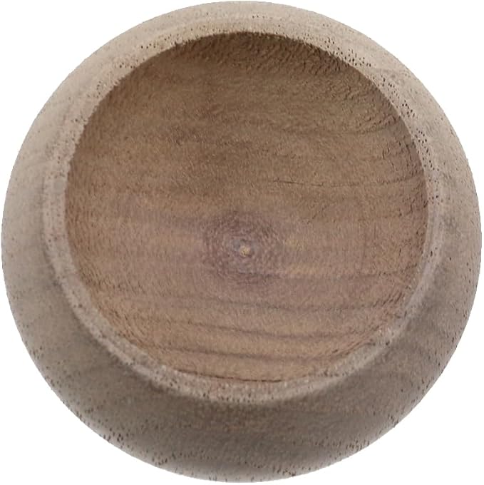 Wealrit 2 Pcs Small Round Wooden Essential Oil Diffusers, Egg-Shaped Walnut Wood Diffusers for Essential Oils Wooden Aromatherapy Diffusers(Walnut)
