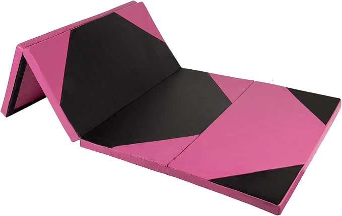 Polar Aurora 4'x10'x2 Thick Folding Gymnastics Exercise Mat Aerobics Stretching Yoga Mats