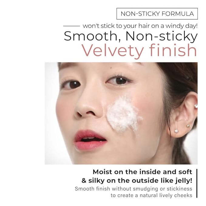A'PIEU Juicy-Pang Jelly Blusher [BE02] – Soft Touch Blush for Cheek with Combined Cream & Powder Texture for Natural Dewy-Finish, No Fall-Out. 0.17 oz