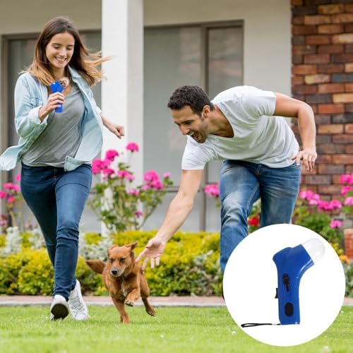 UKCOCO Dog Treat Launcher Pet Treat Launcher for Dogs and Cats Spring Loaded Snack Interactive Training Toy Easy-Load Feeder 7.48 X 4.33 X 1.77 in