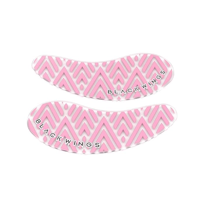 Self Adhesive Silicone Under Eye Pads, Reusable Moisturizing Under Eye Patches for Lash Lift & Eyelash Extensions, Soft Lash Extension Tools Eye Gel Pads for Salon & Home Use (stripe 6 pairs)