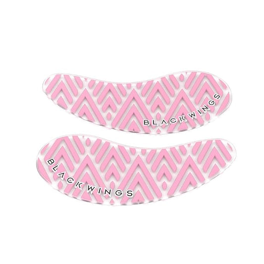 Self Adhesive Silicone Under Eye Pads, Reusable Moisturizing Under Eye Patches for Lash Lift & Eyelash Extensions, Soft Lash Extension Tools Eye Gel Pads for Salon & Home Use (stripe 6 pairs)
