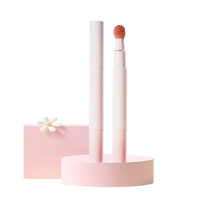 Cushion Lip Powder Cream, Matte Lip Cream - Long-Lasting & Smooth Skin, Non-Drying, Moisturizing Non-Fading Lipstick, CreaM Velvet Finish, Lightweight (N14 Cherry pink)