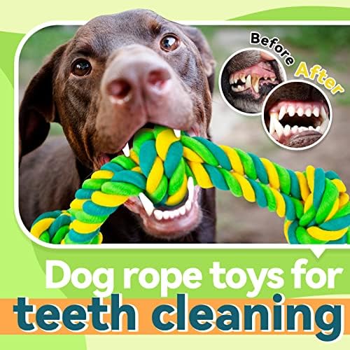 Dog Chew Toys for Aggressive Chewers, Indestructible Dog Toys for Large Dog