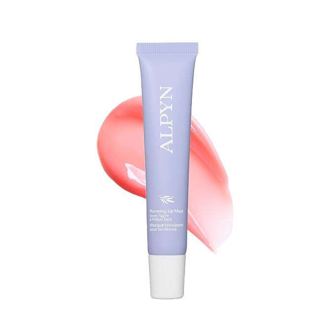 ALPYN Willow & Sweet Agave Plumping Lip Mask with Hyaluronic Acid, 0.5 oz