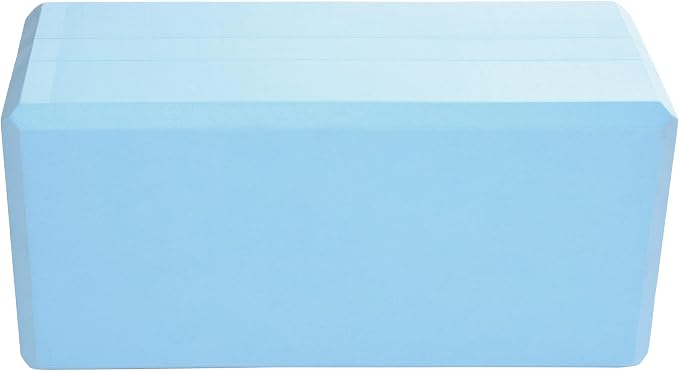 Hugger Mugger 5 in. Big Foam Yoga Block - Extra Large Size, Dense Foam, Reliable Support, Beveled Edges for Comfort, Great if You're Taller or Less Flexible