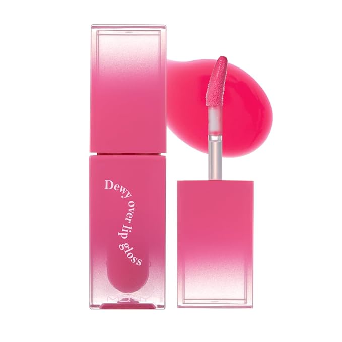MQNY(MACQUEEN NEWYORK Dewy Over Lip Gloss 3g 6colors (#03 Raspberry Soda, Berry Pink)