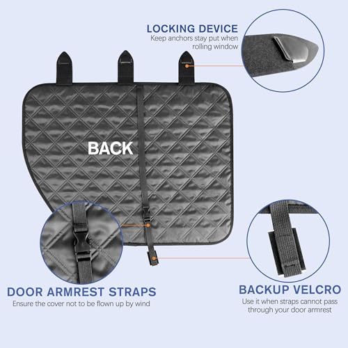 2-Pack Dog Car Door Protector for VW Volkswagen Tiguan 2018-2025
