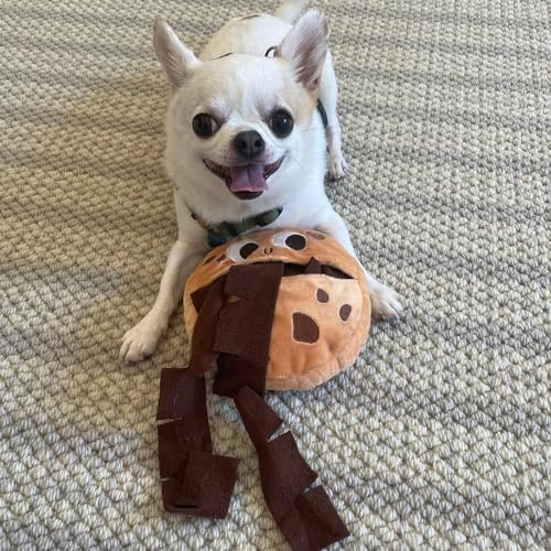 CHEWFFON Cookie Snuffle Dog Toy, Hide & Seek Treat Enrichment Game
