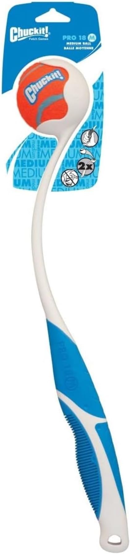 Chuckit! Dog Ball Launcher, Pro 18in, with Medium 2.5in Ball