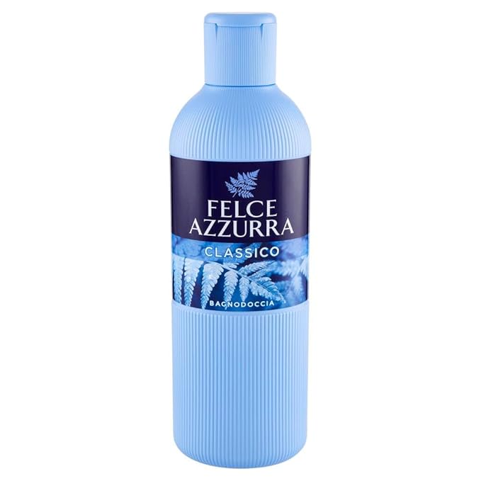 Felce Azzurra Original - The Timeless Essence Body Wash - New Rich And Velvety Formula - Envelops Your Skin With A Gentle And Light Lather - Provides Extra Hydration - For All Skin Types - 22 Oz