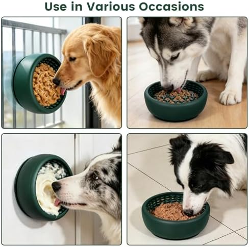 SmartTail Dog Slow Feeder Bowl,Dog Freezer Bowl for Anxiety Relief,BPA-Free