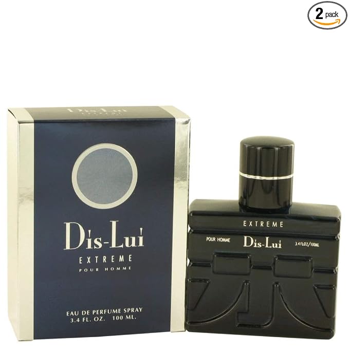 2 Set Dis Lui Extreme by YZY PERFUME for Men 3.4 oz Eau De Parfum Spray
