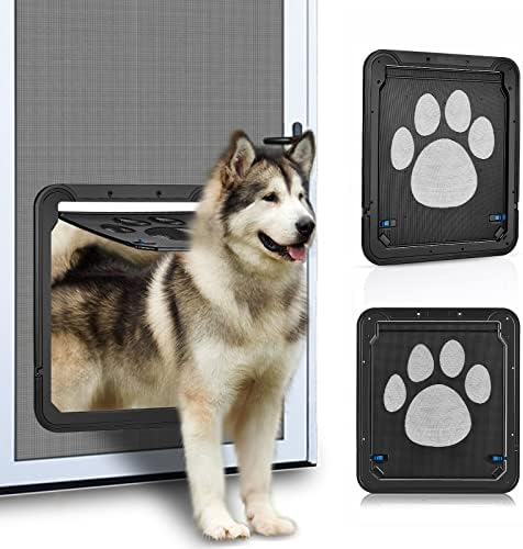 Ownpets Dog Screen Door 12"x14" Fits Large Dogs Up 80 lbs & Small Breeds