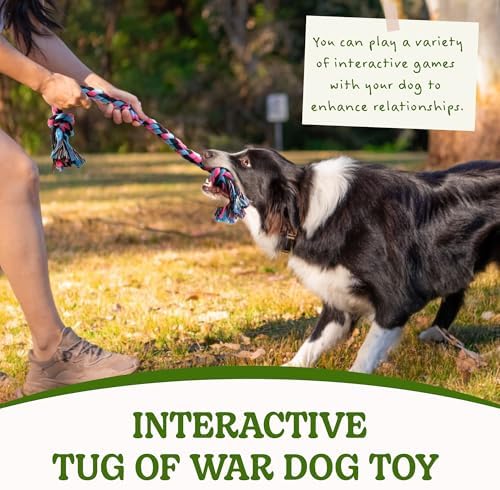 Dog Rope Toy for Large Dogs Heavy Duty Dog Chew Toys for Aggressive Chewers