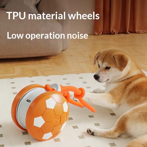 Interactive Dog Toys Dog Ball,Automatic Rolling and Bouncing Moving Dog Toy