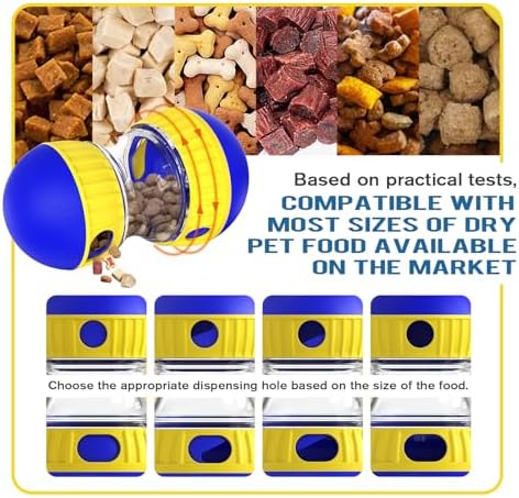 BSISUERM Dog Food Dispenser Puzzle Toy Bundle with Indestructible Interactive Dog Frozen Treat Chew Toys