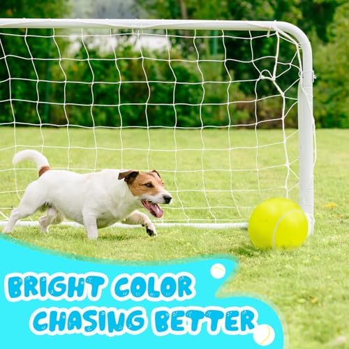 Banfeng Giant 8" Dog Tennis Ball Big Pet Toys Outdoor Sport Ball Interactive Toy for Small Medium Larger Dag(Yellow)