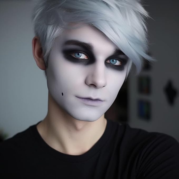 Face and Body Paint Grey(30gm)Non-Toxic High-Quality Paint for Children and Adults Halloween Makeup, Costumes, Festivals