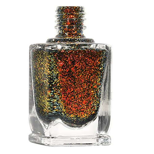 ILNP Glory - Red, Orange, Copper, Gold, Chartreuse Ultra Chrome Flakie Nail Polish