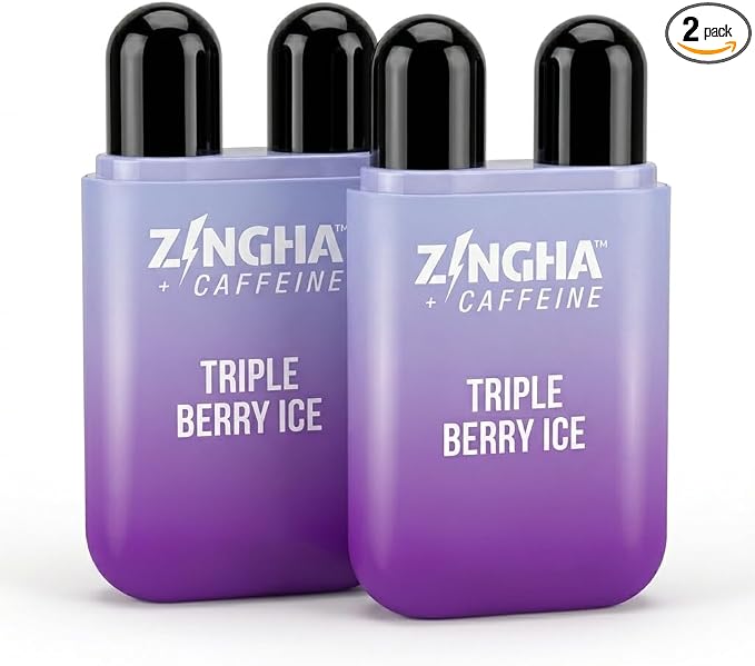 Z!NGHA Caffeinated Aromatherapy Nasal Inhaler Stick - Energy Nasal Stick with Peppermint & Eucalyptus Essential Oils - Natural Focus & Alertness Support, Sweet Surge