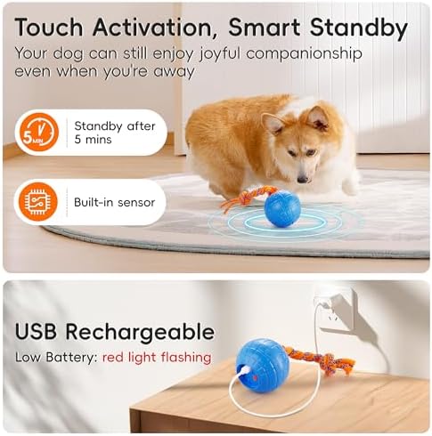 Potaroma Interactive Dog Toy Touch Activated